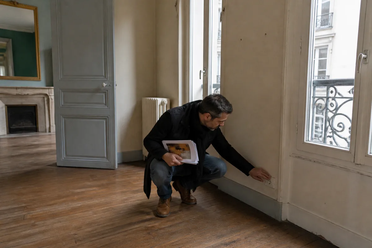 Visite d’un appartement ancien avant d’acheter un logement